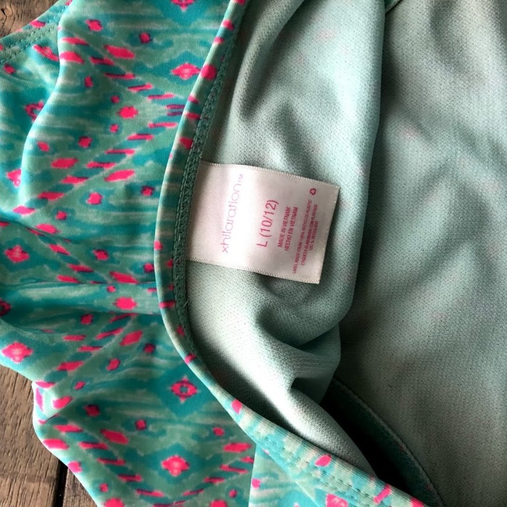 Xhilaration Turquoise Swim Bottoms Size 10-12 Kids - Picture 5 of 5